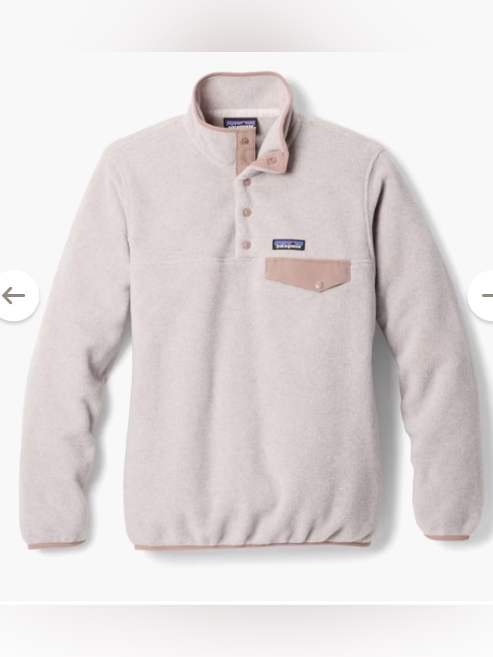 NWT Patagonia Lightweight Synchilla Snap-T Pullover Fleece Women’s L OLMT